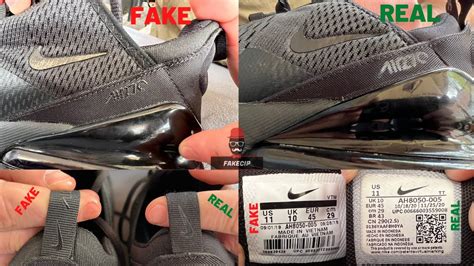 fake nike 270 vs real|nike air max 270 real.